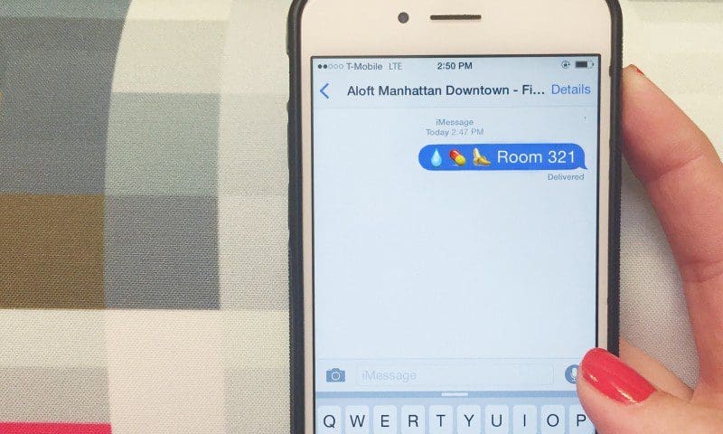 New York hotel launches emoji room service