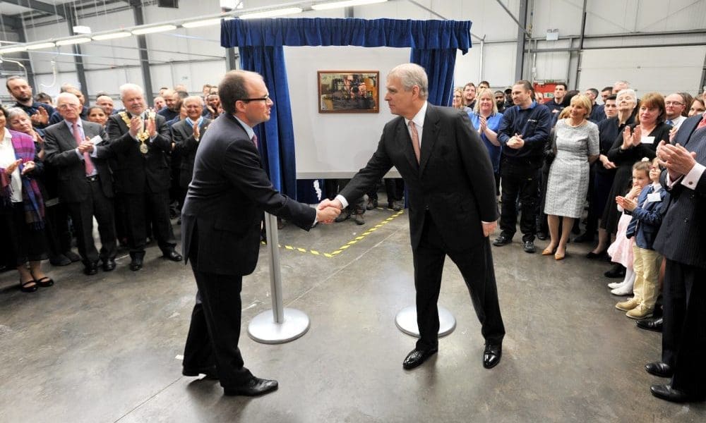 Duke of York opens new Hypnos premises in Castle Donington