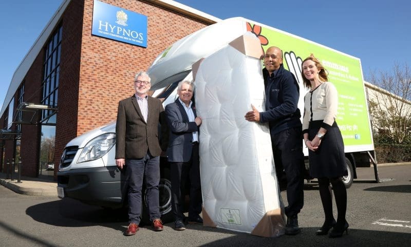 Hypnos teams up with school to make mattresses for charity