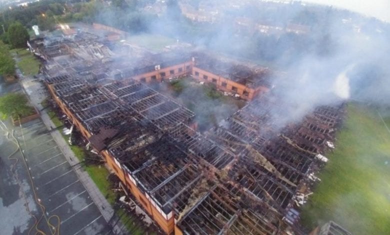Hotel blaze destroys Willenhall Holiday Inn