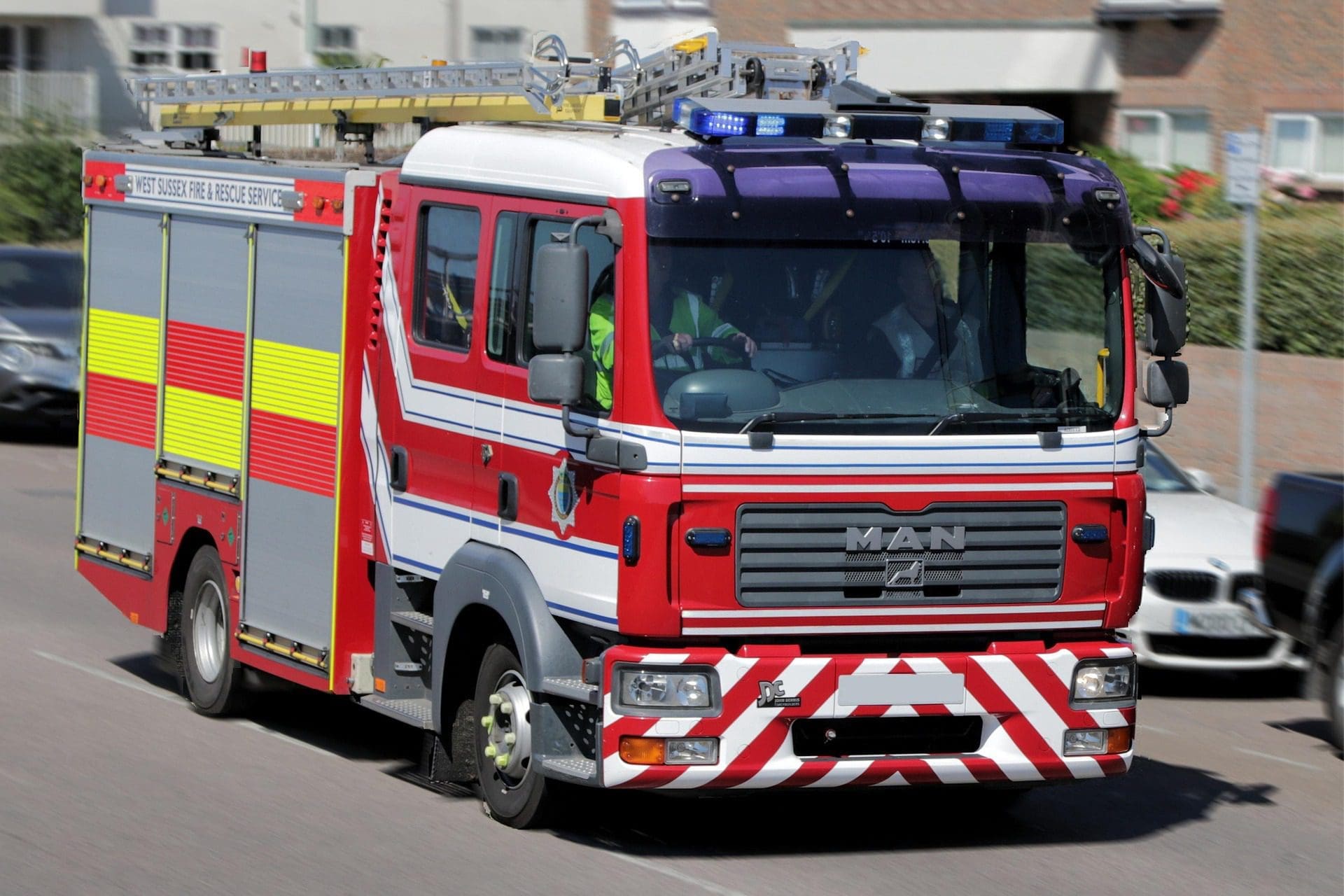Historic West Sussex hotel engulfed by blaze