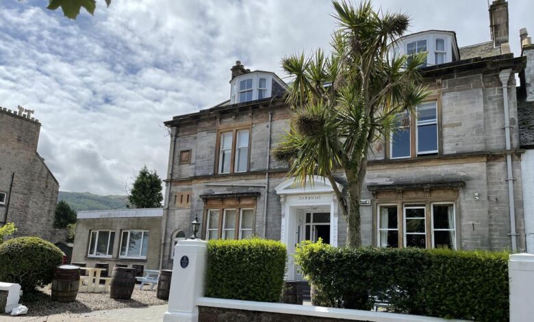 Ardshiel Hotel in Campbeltown hits the market