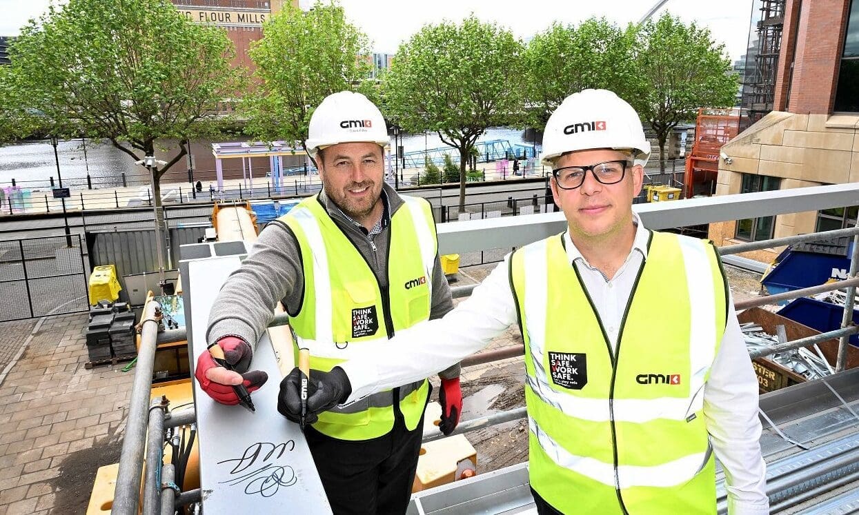 Dakota Hotel Newcastle marks construction milestone