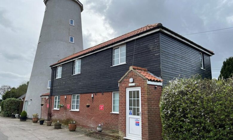 Mill-turned-B&B in Norfolk hits the market