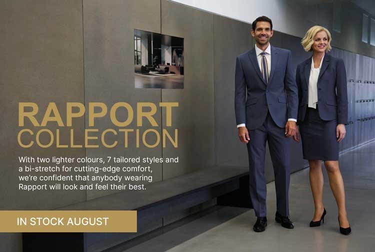 The Work Uniform Company unveils new rapport suiting collection for hotel staff