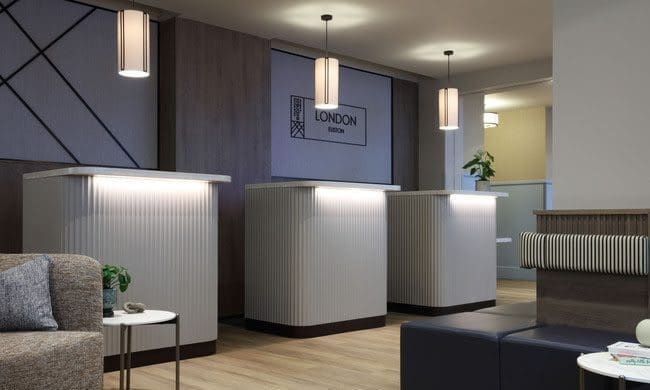 Four Points Express Euston completes £50m interior design scheme