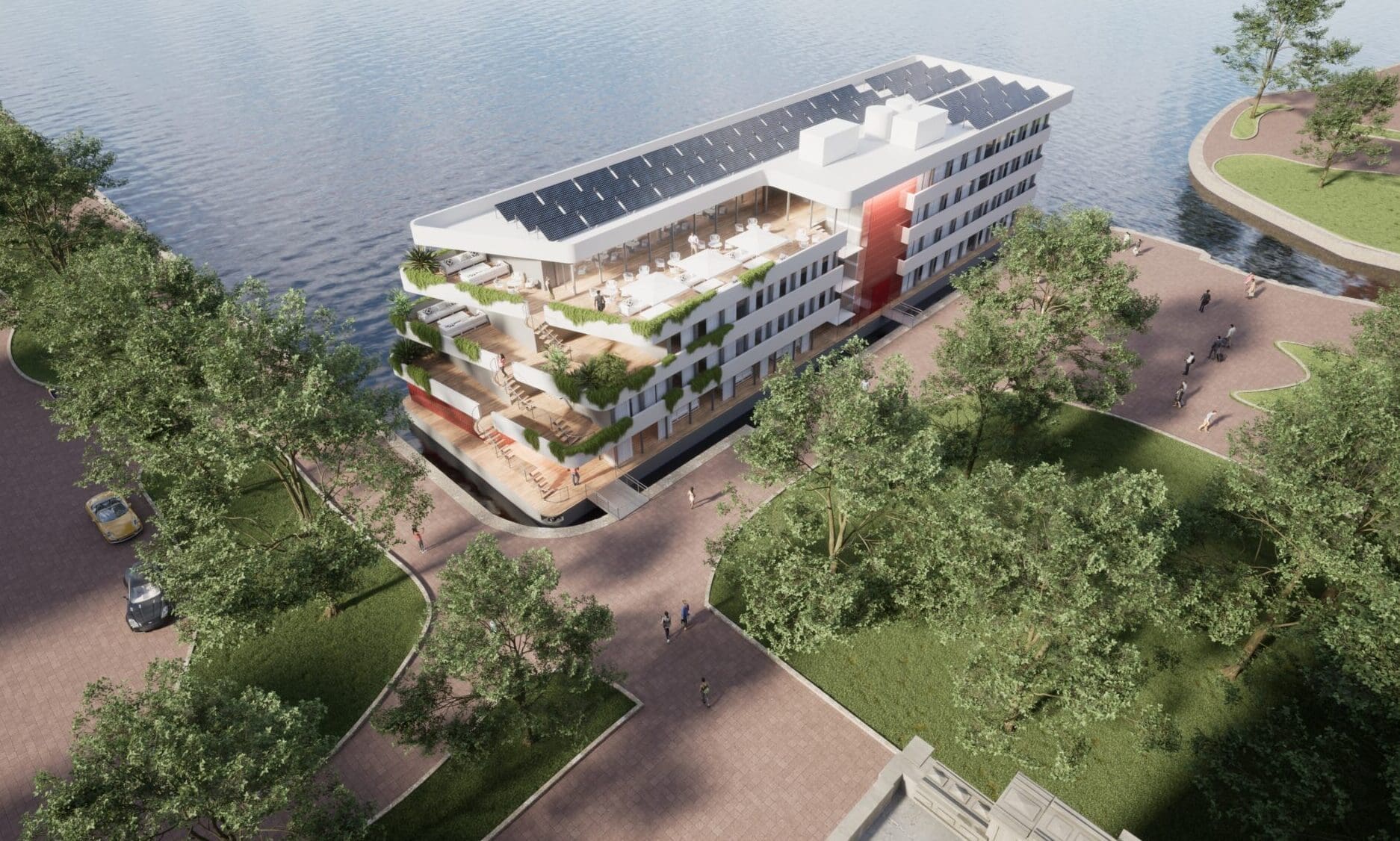 Morfield unveils plans for new Cardiff floating hotel