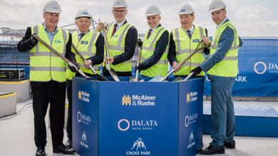 GAA and McAleer & Rushe hit construction milestone at new €40m hotel