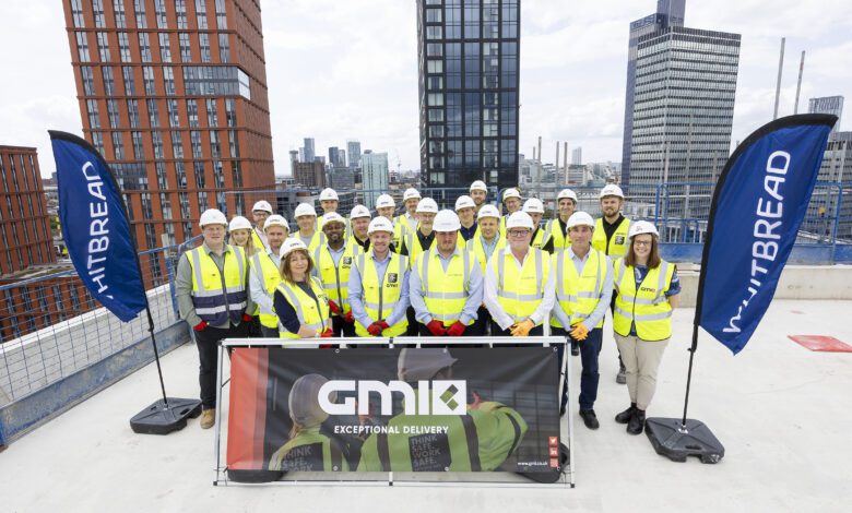 New Manchester City Centre Premier Inn tops out