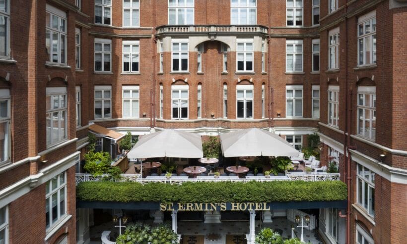St Ermin’s Hotel opens new summer terrace